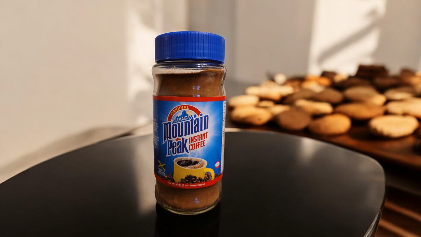 Mountain Peak Instant Coffee 100g or 170g – Authentic Jamaican Flavor