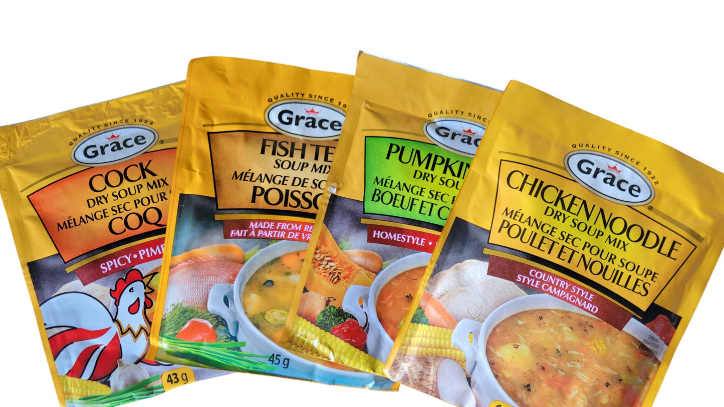 Authentic Jamaican Seasoning Kit – All-Purpose Spices, Curry, Soup Mixes & Sauces